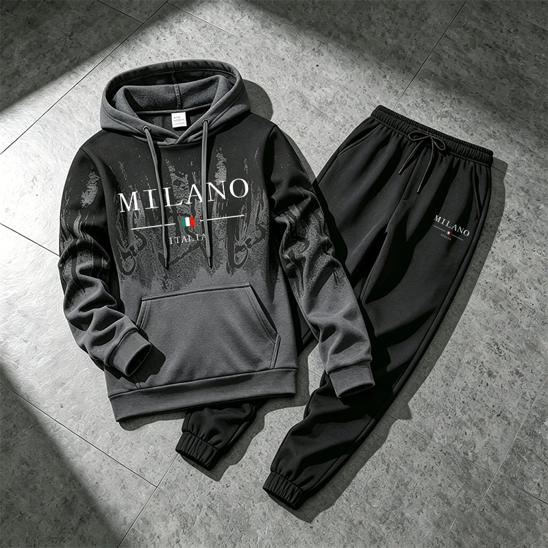 Winter Clothing Usa - Tuta da uomo con felpa con