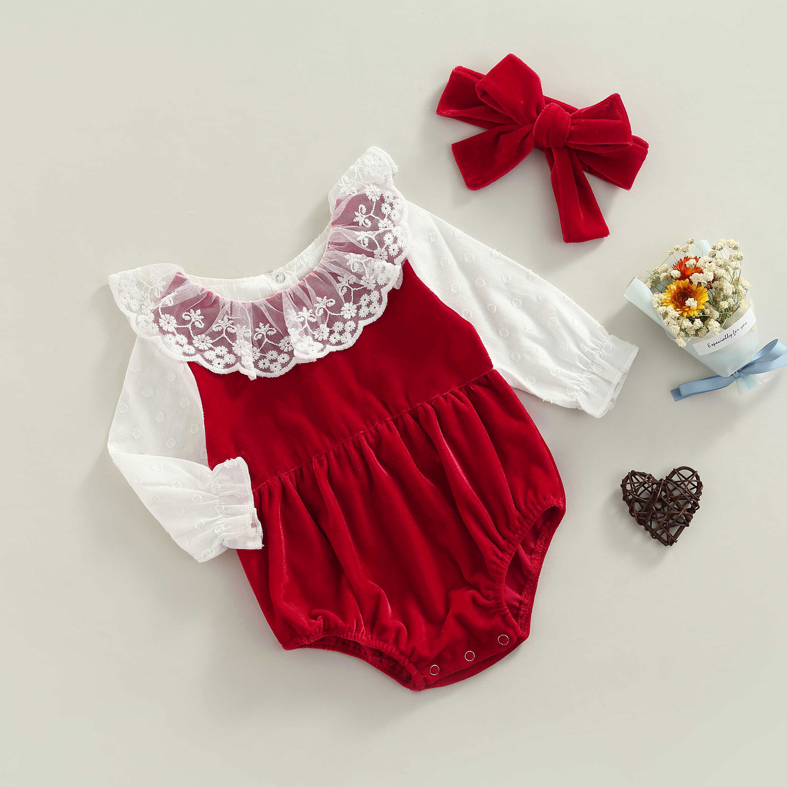 Winter Clothing Newborn - Primavera Inverno Neonato Neonate Pagliaccetti Principessa