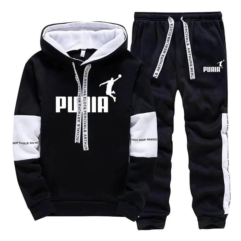 Winter Clothing Usa - Tuta Sportiva da Uomo con Stampa,