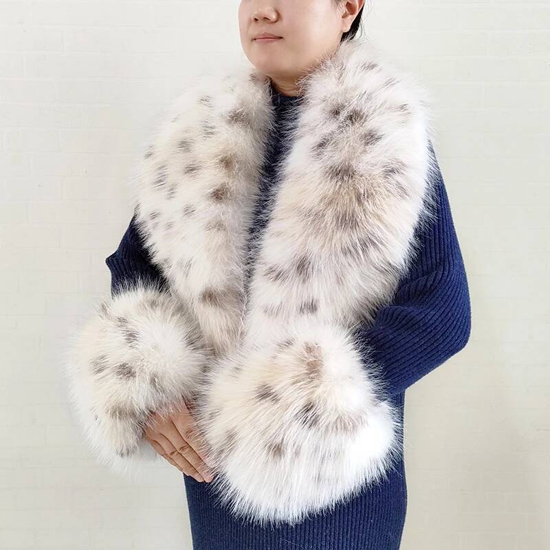 Winter Clothing Color - Sciarpa in pelliccia di volpe sintetica