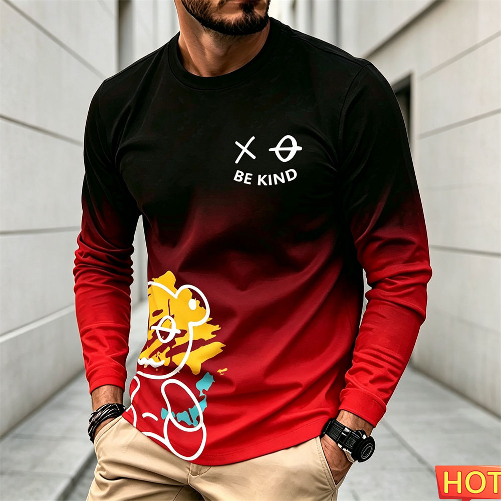 Winter Clothing Usa - Maglietta da uomo autunno inverno casual