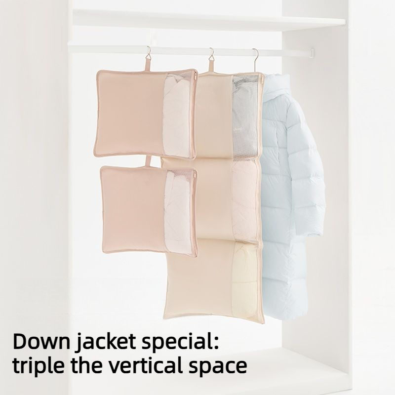 Winter Clothing Organizer - Borsa organizer da appendere in rete,