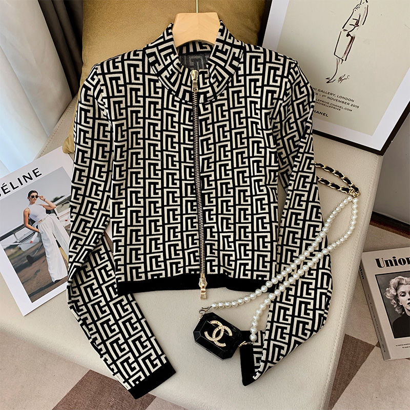 Winter Clothing Trends For Women - Cappotto temperamento con stampa moda donna
