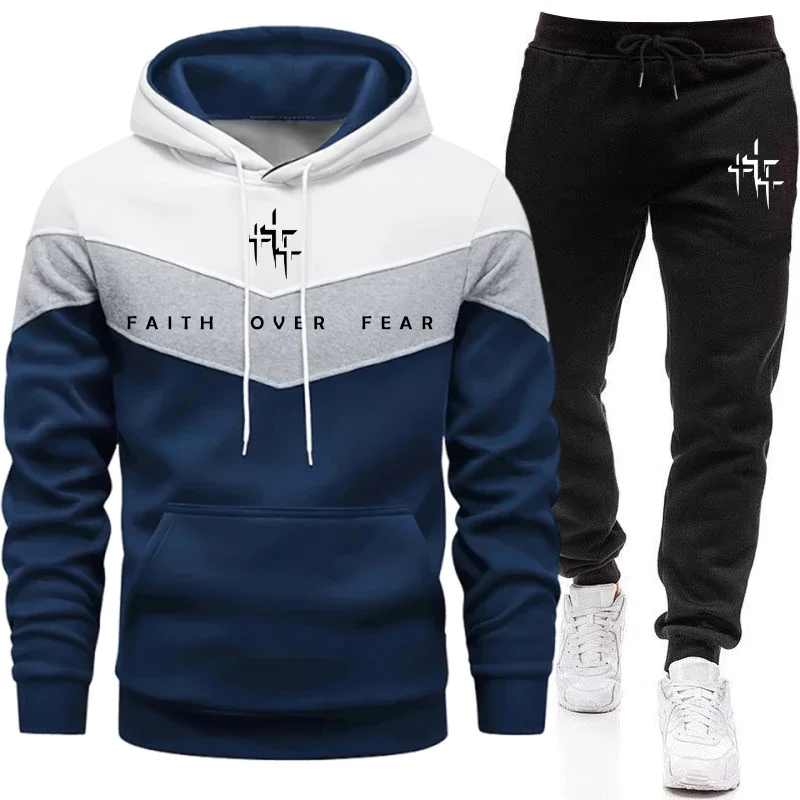 Tuta da Uomo 'Faith Over Fear' - Winter Clothing Fashion recensione e prezzo