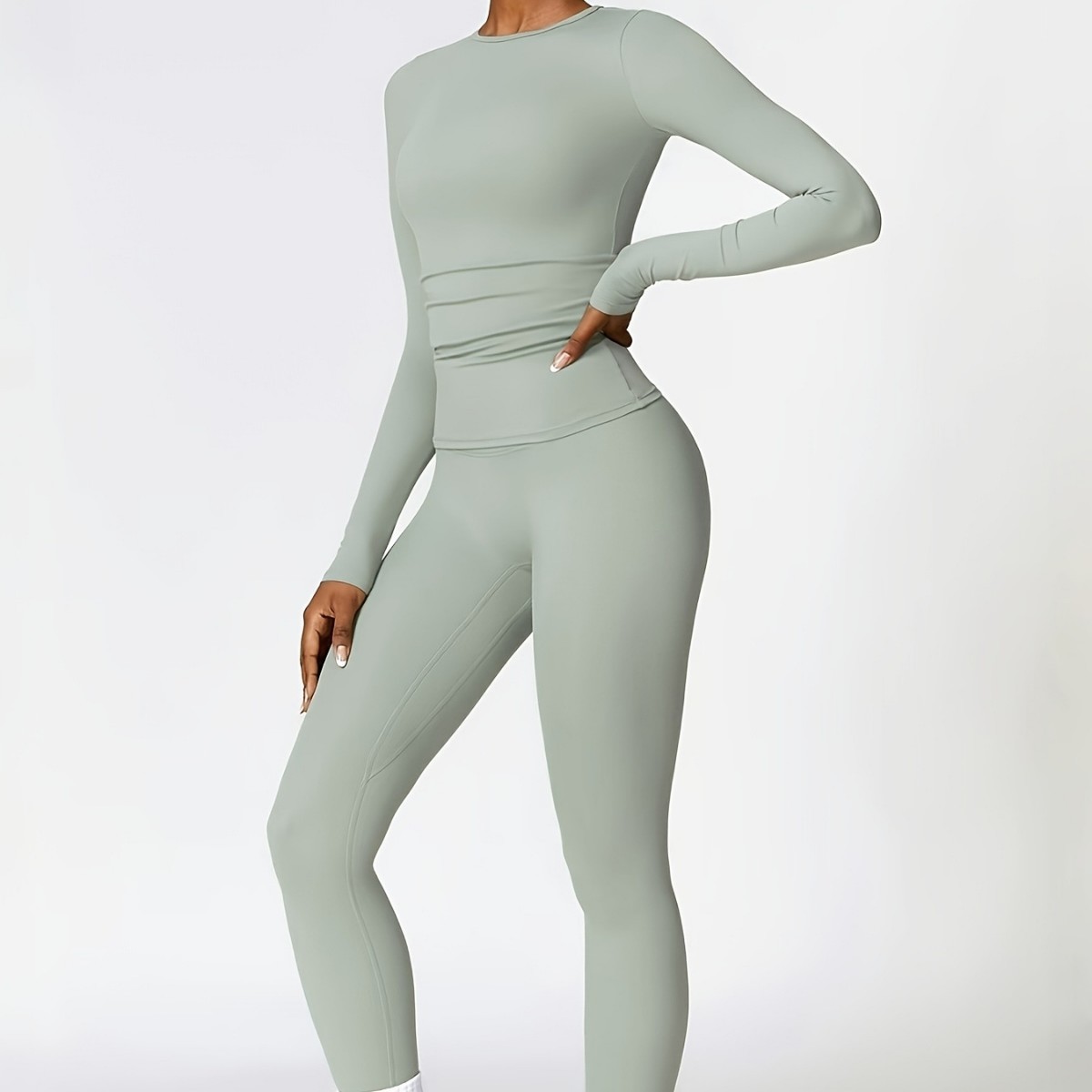 Tuta da yoga aderente a manich - Winter Clothing Usa recensione e prezzo