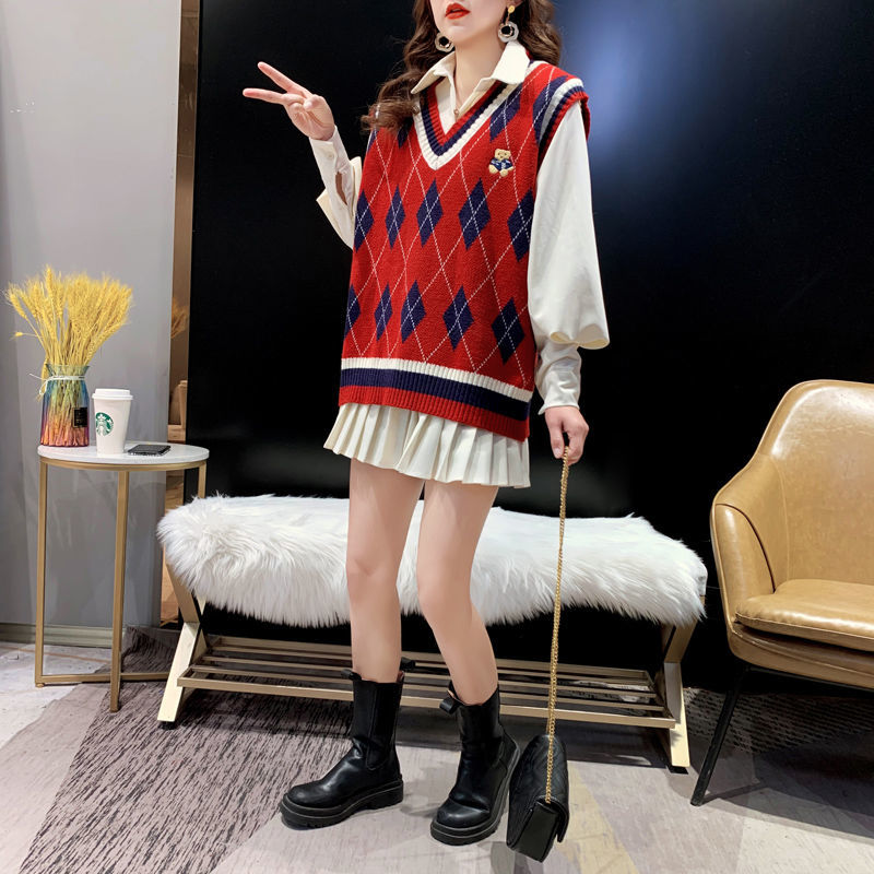 Gilet in maglia rossa per donn - Winter Clothing Trends For Women recensione e prezzo