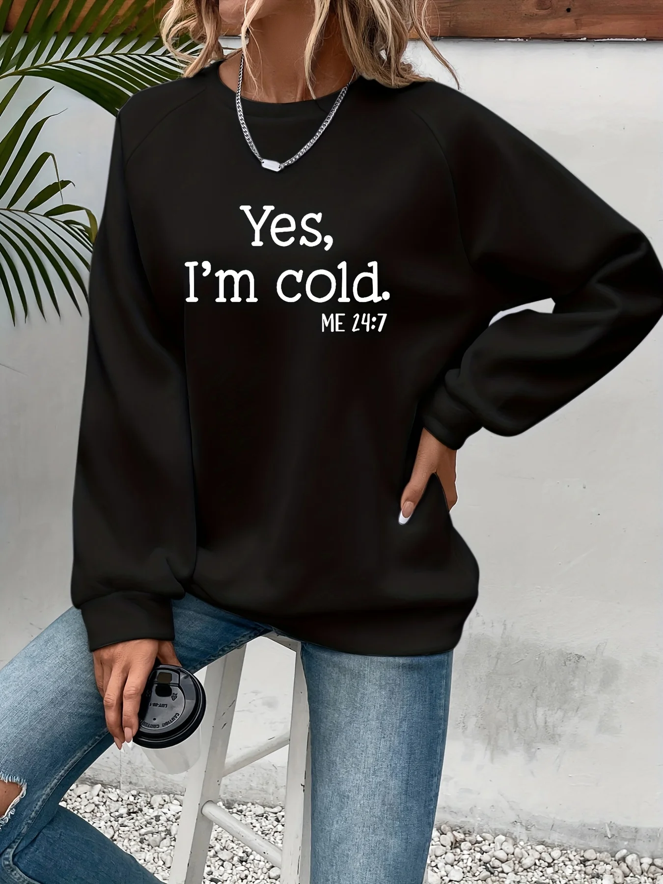 Felpe stampate con lettere Yes - Winter Clothing Trends For Women recensione e prezzo