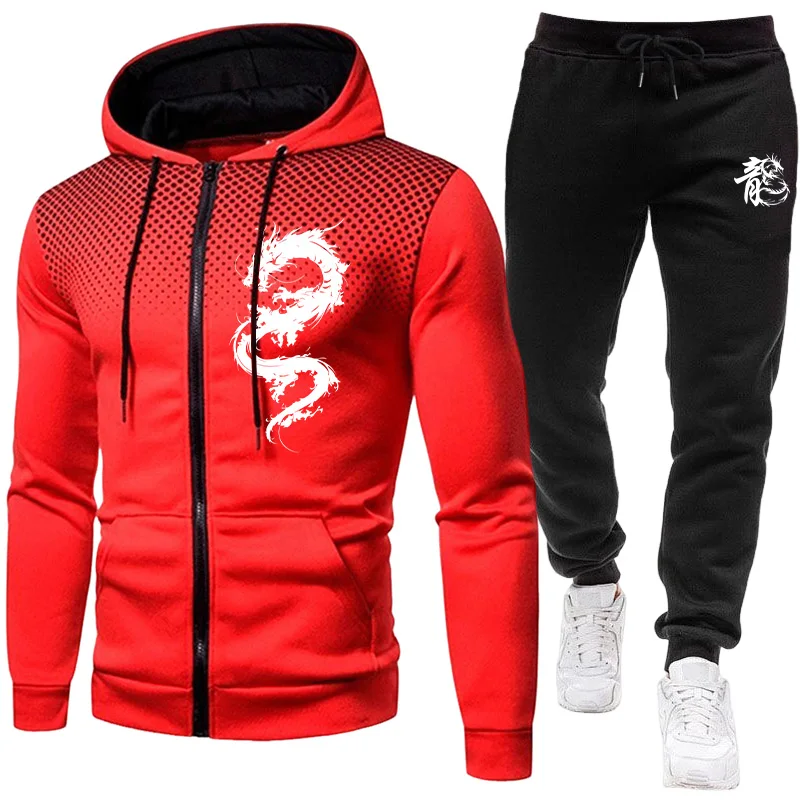 Set da Uomo con Stampa Drago d - Winter Clothing Usa recensione e prezzo
