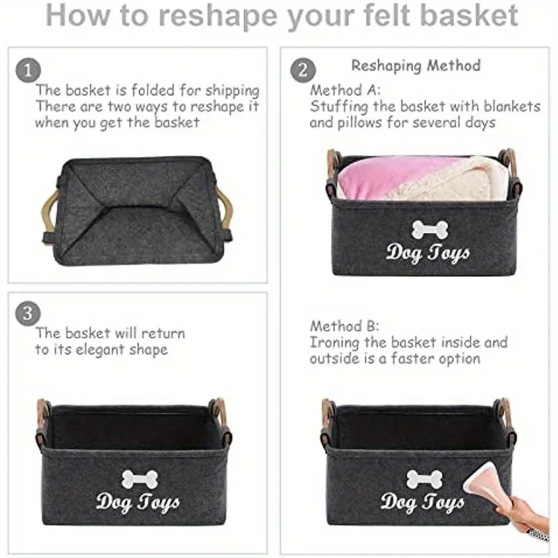 Scatola dei giocattoli in felt - Winter Clothing Organizer recensione e prezzo