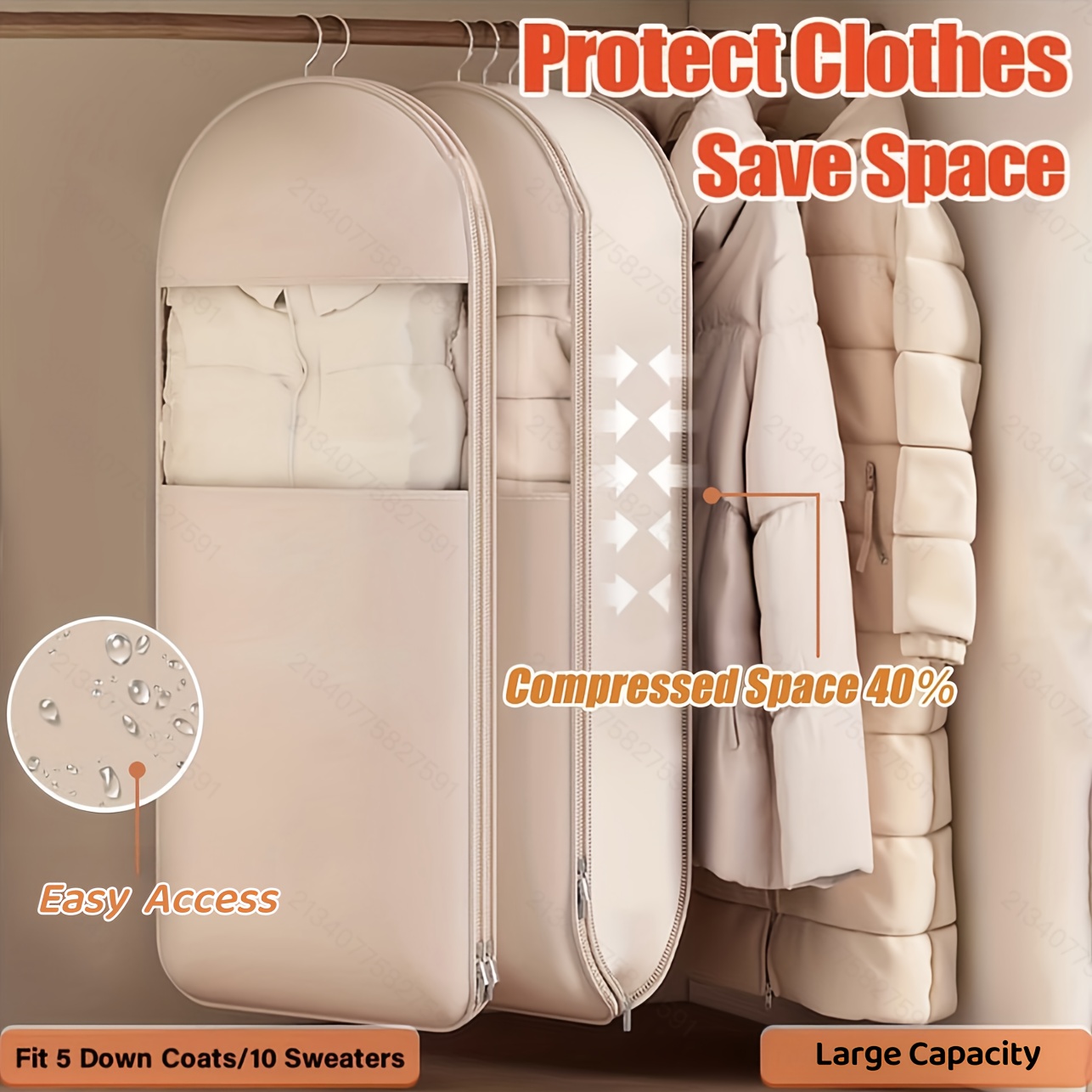 Borsa sospesa a compressione b - Winter Clothing Organizer recensione e prezzo