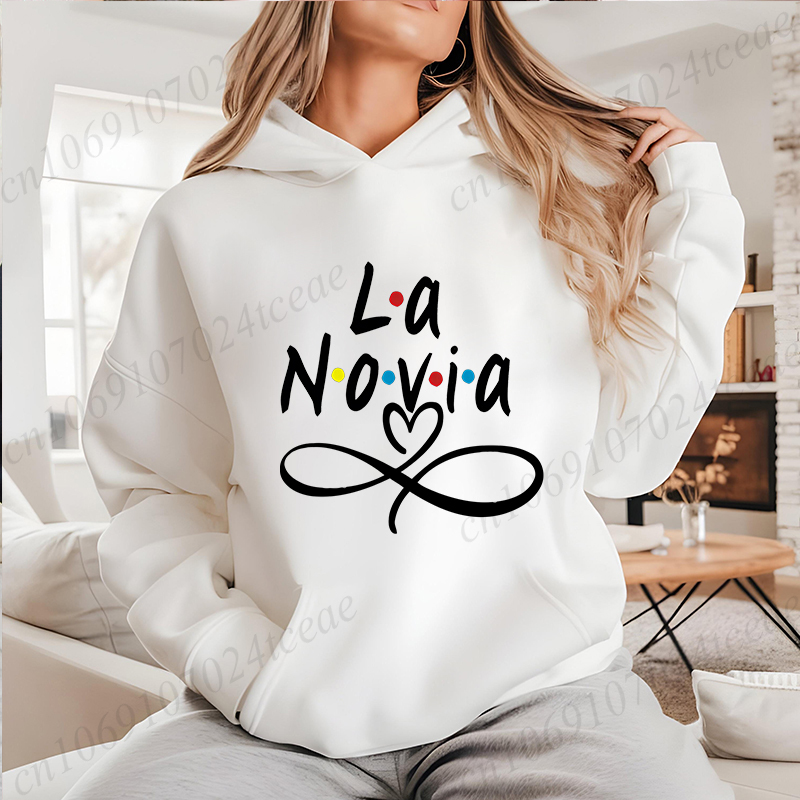 Felpa con cappuccio grafica La - Winter Clothing In Spanish recensione e prezzo